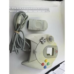 SEGA Dreamcast Official Original OEM White Controller / Thunderpak